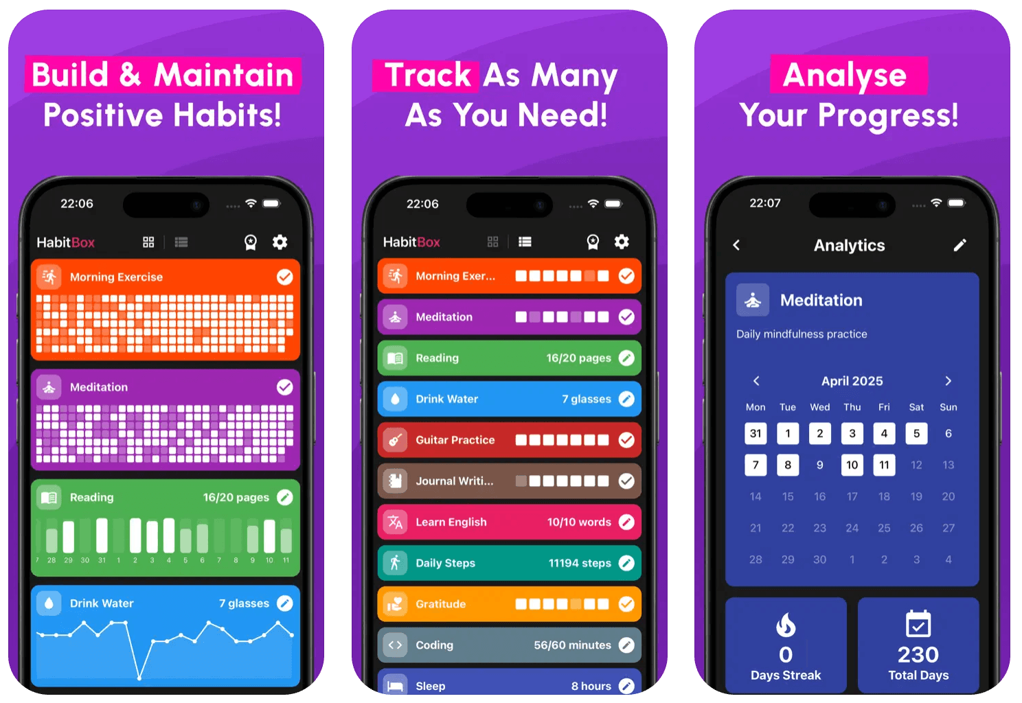 HabitBox preview