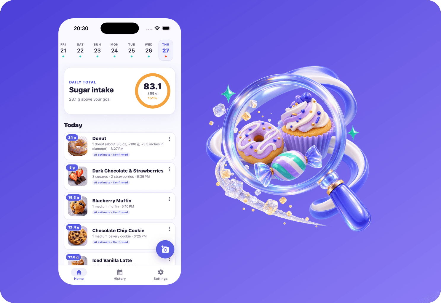 Sugar Intake Tracker preview