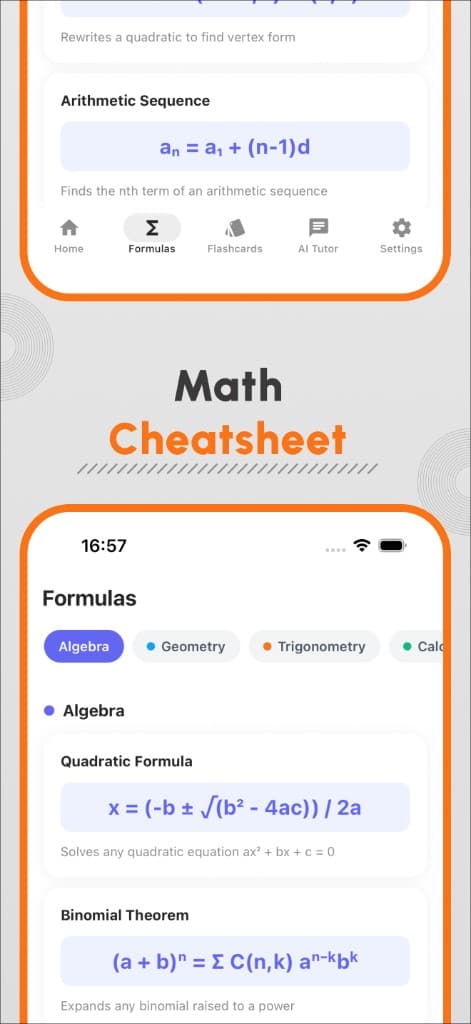 Math Cheatsheet